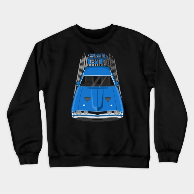 Ford Falcon XA GT 351 - Blue Crewneck Sweatshirt by V8social